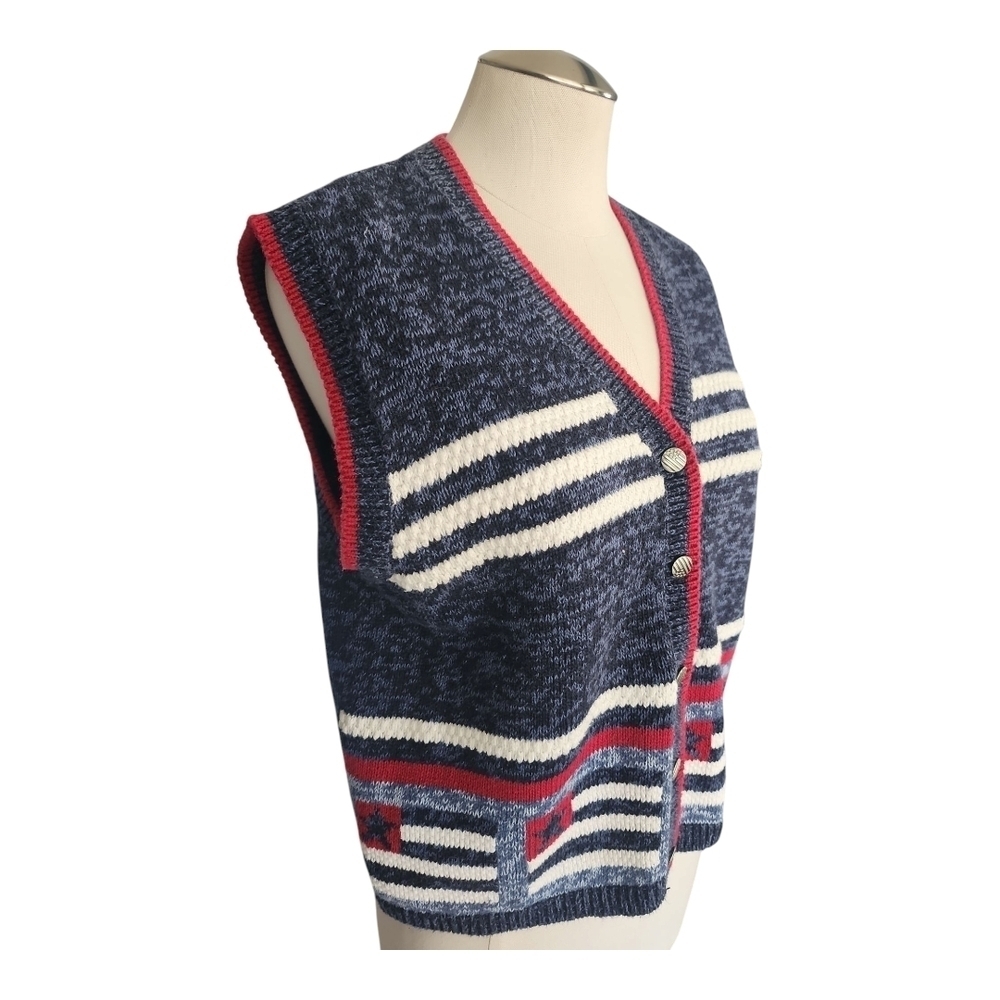 Christopher & Banks Hand-Embroidered Knit Vest – Size L - Picture 3 of 10